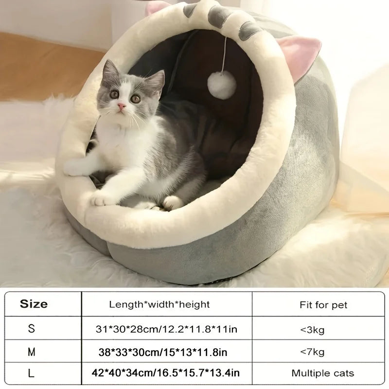 Cozy Cave Cat Bed