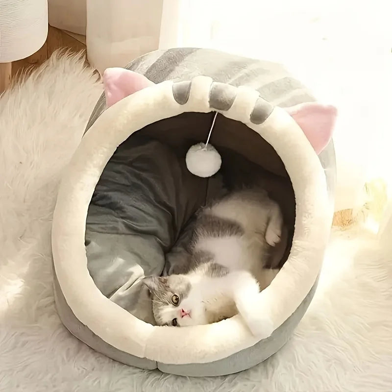 Cozy Cave Cat Bed