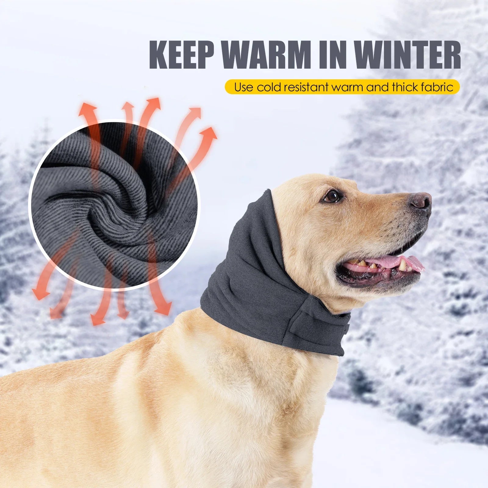 Dog Comfort Ear Wraps