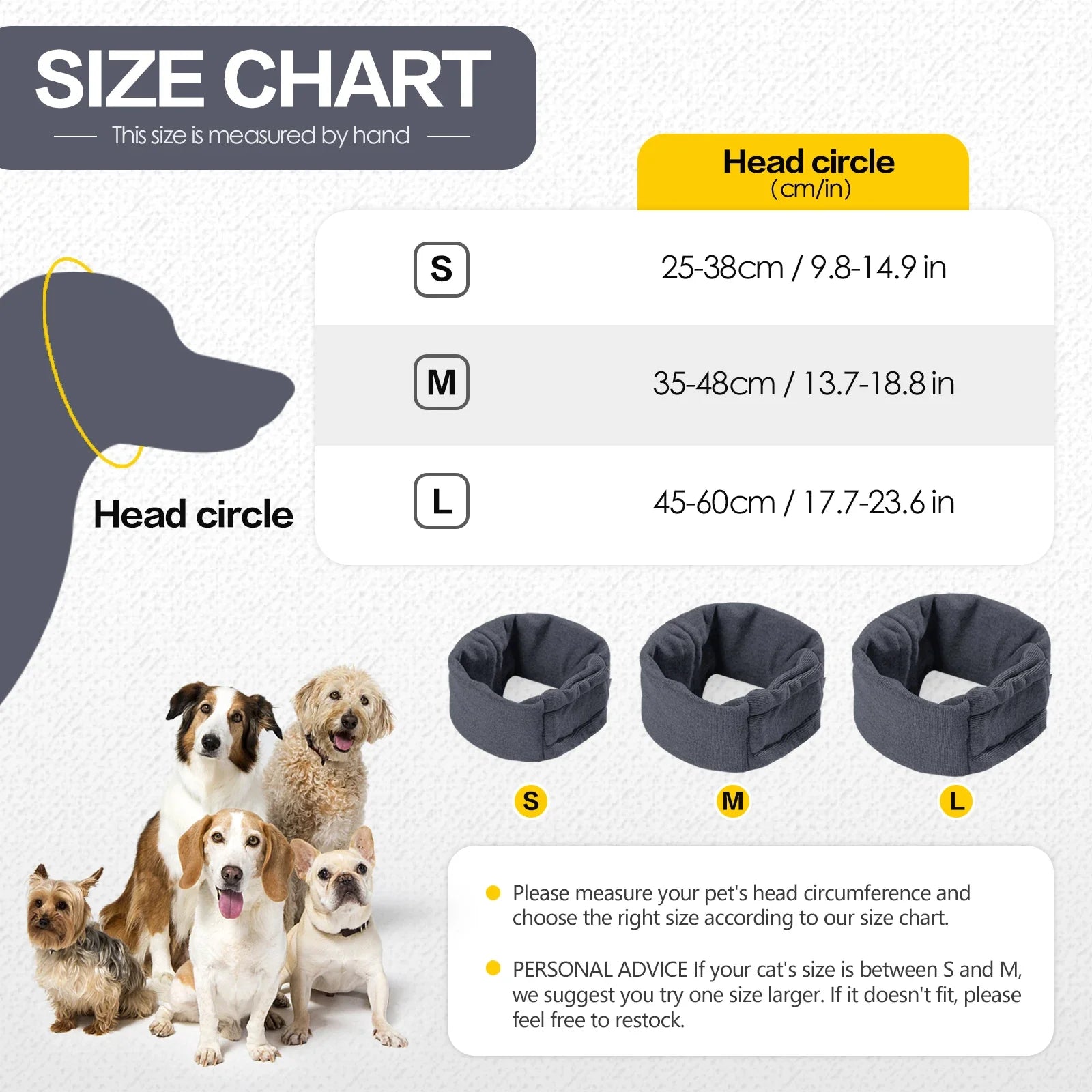 Dog Comfort Ear Wraps